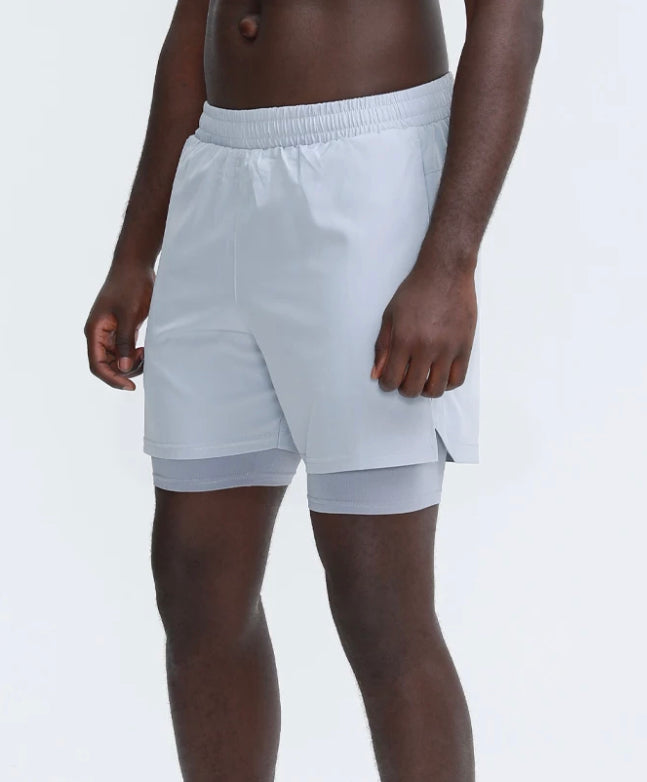 2 in 1 lined shorts